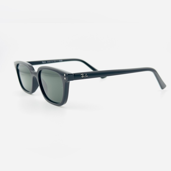Ray-Ban Zaya Bio Based Sunglasses RB4456F Polished Black Frame Dark Grey Lenses - Picture 8 of 14